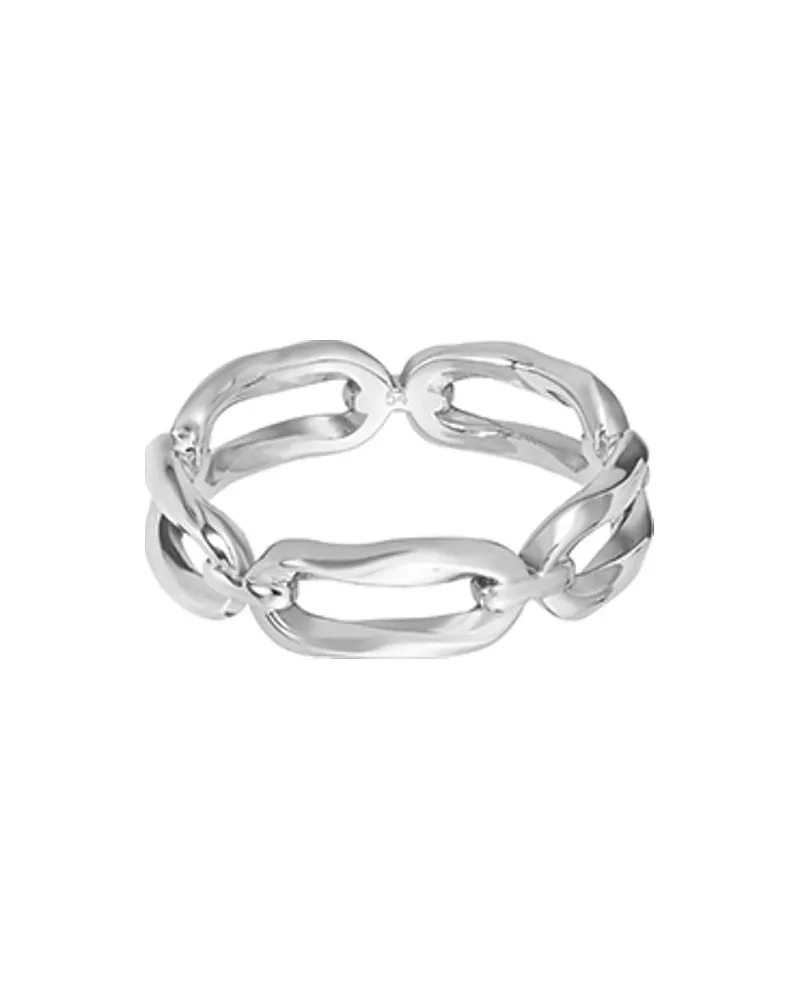 HUGO BOSS Edelstahlring Silber