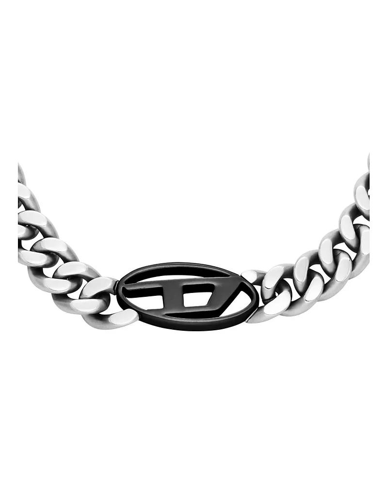 Diesel Kette Oval D Logo Bicolor