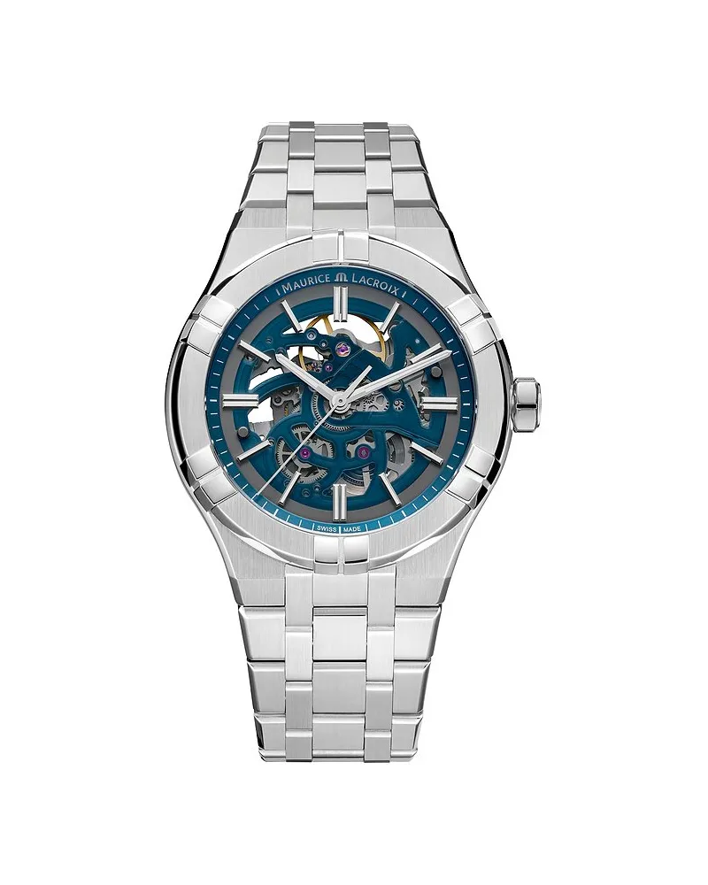 Maurice Lacroix Herrenuhr Aikon Automatic Silber