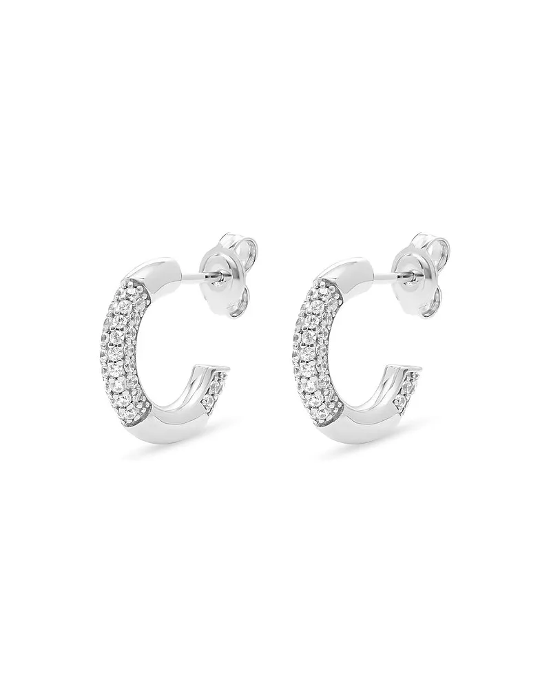 Esprit Creolen Pave Silber