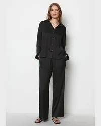 Marc O'Polo Satinbluse regular Schwarz