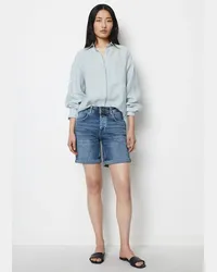 Marc O'Polo Jeansshorts Modell THEDA boyfriend Blau