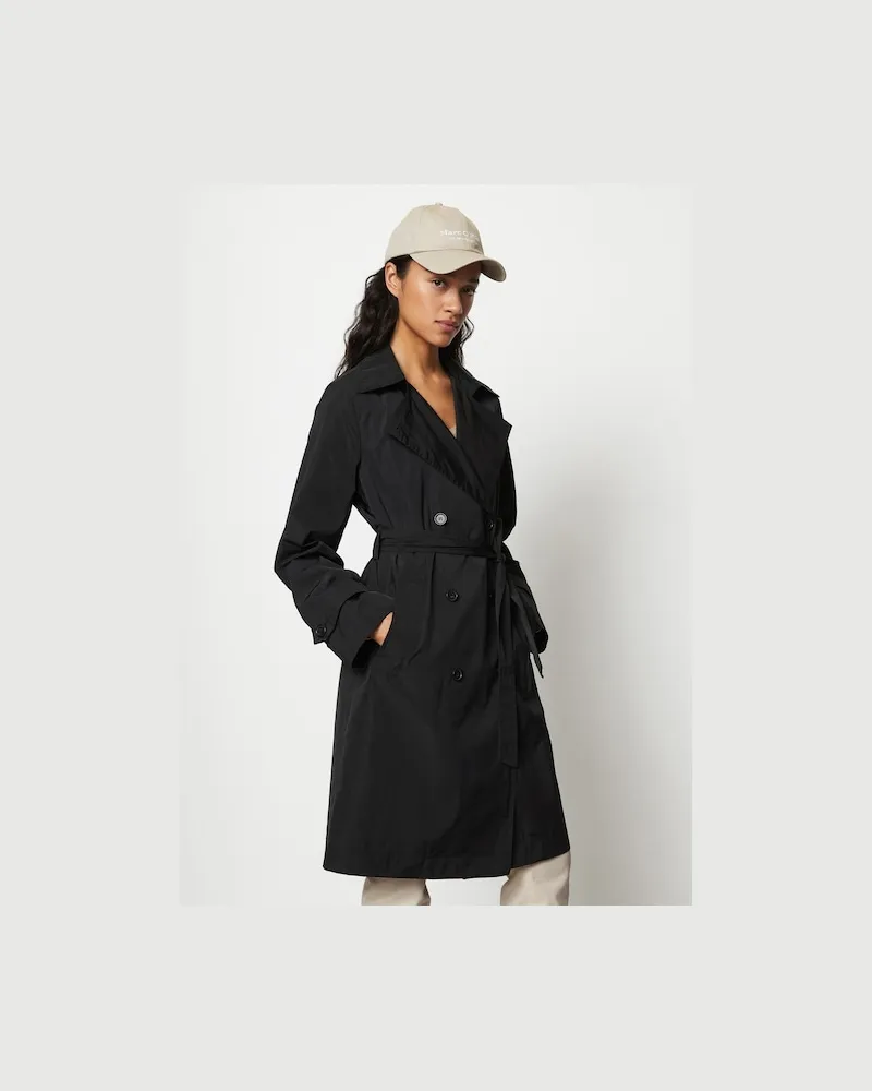 Marc O'Polo Trenchcoat regular Schwarz