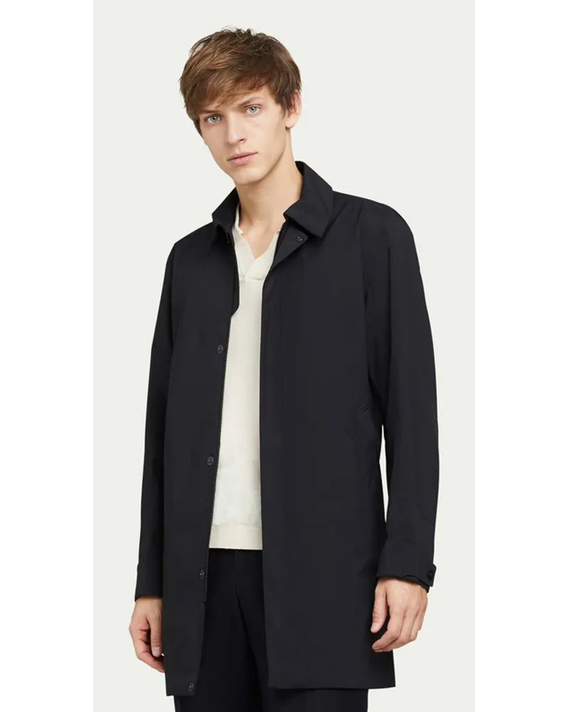 G-Lab Kurzmantel mit Reißverschluss-Taschen Dunkelblau