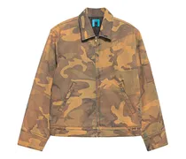 Denim-Jacke im Camouflage-Design