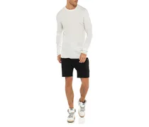 Low-Crotch Jogger-Shorts mit Reißverschluss-Taschen