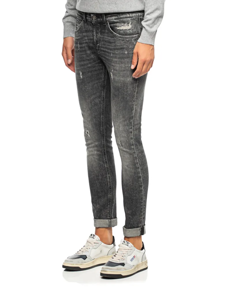Dondup Destroyed Skinny Jeans Anthrazit