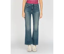 Washed-Out Bootcut Jeans