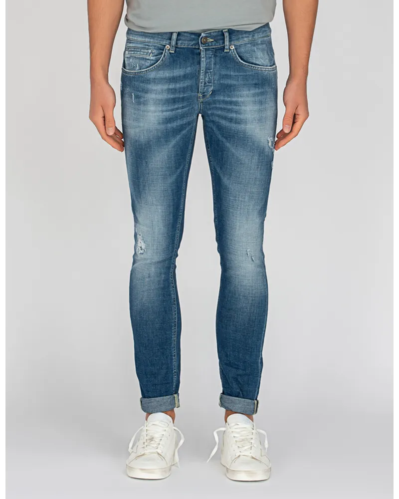 Dondup Destroyed Skinnny Jeans Blau