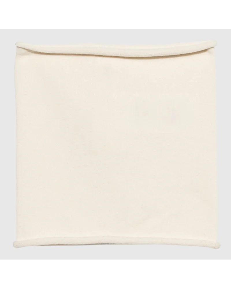 Isabel Benenato Bandeau Bra-Top Creme
