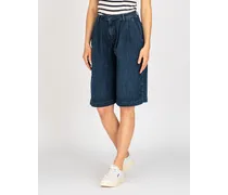 Bermuda-Bundfalten-Jeans-Shorts