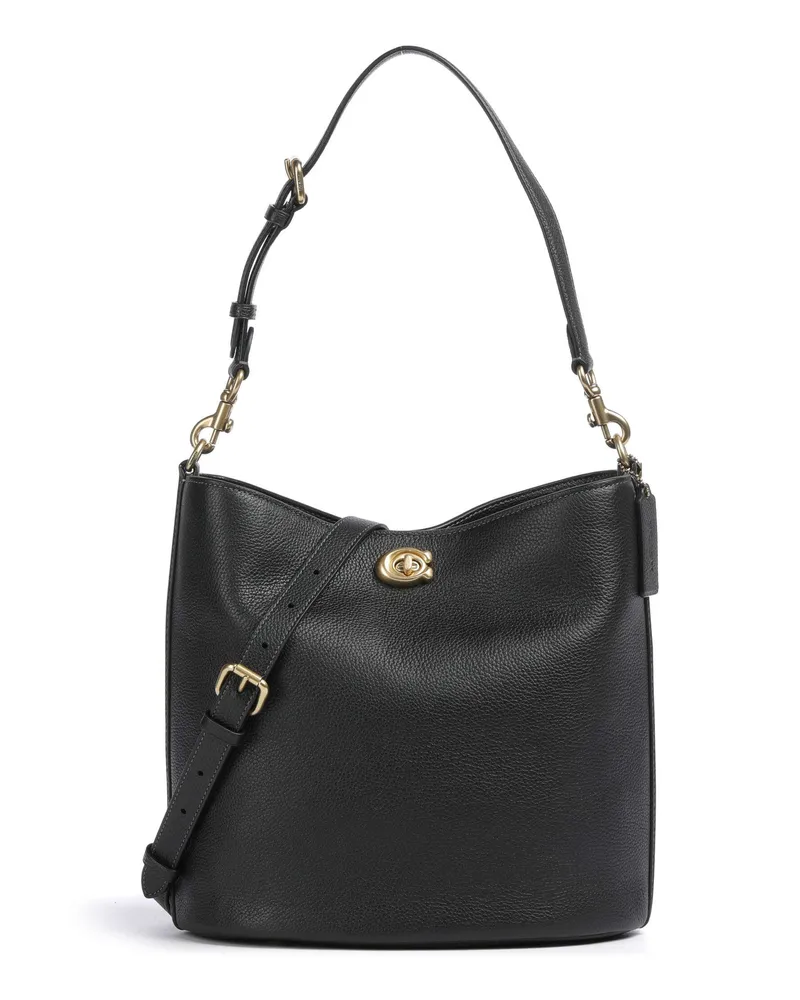 Coach Beuteltasche Willow Soft in schwarz Schwarz