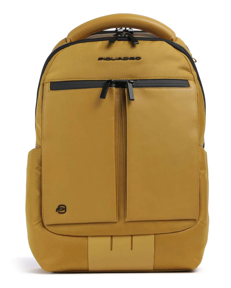 Piquadro Rucksack S136 in gelb Gelb