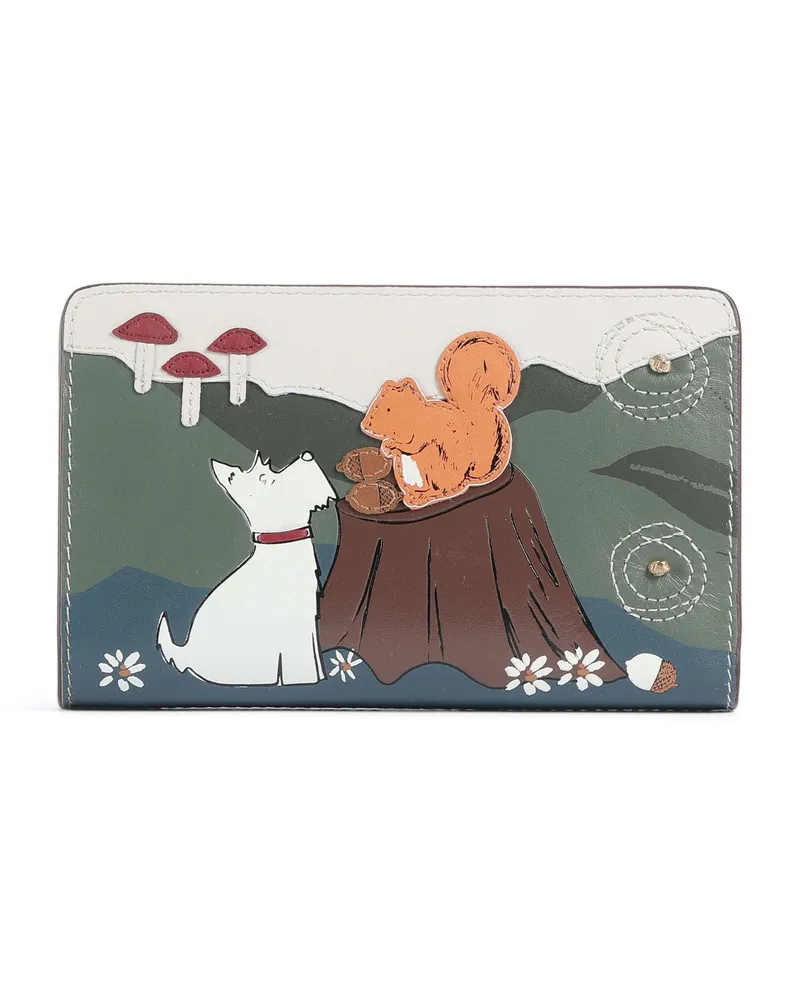Radley London Geldbörse Autumn Leaves in weiß Weiß