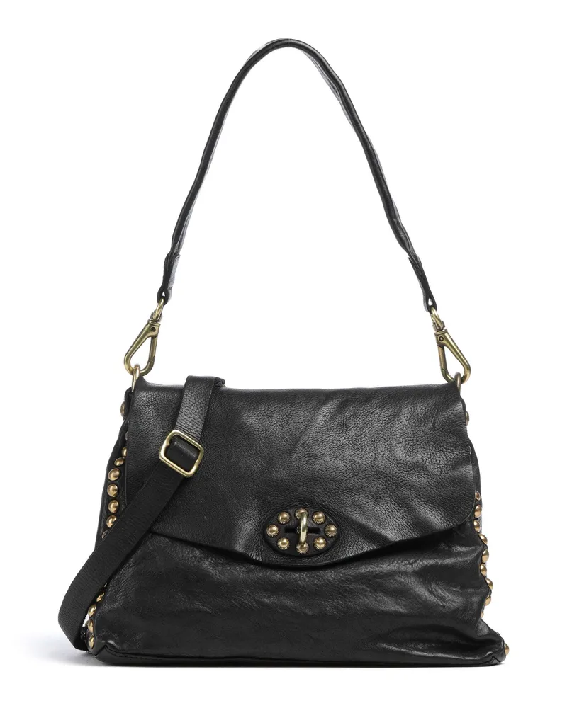 Campomaggi Schultertasche in schwarz Schwarz
