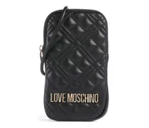 Handytasche Quilted in schwarz