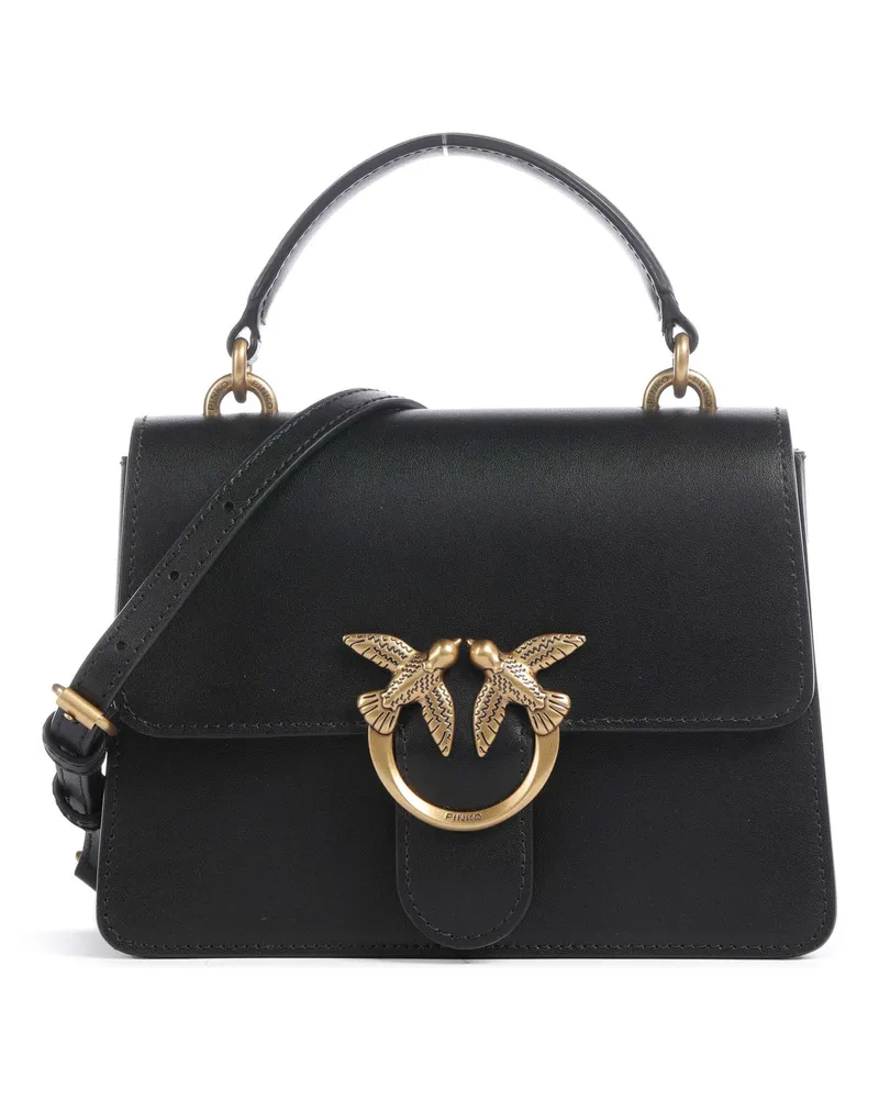Pinko Umhängetasche Love One Mini in schwarz Schwarz