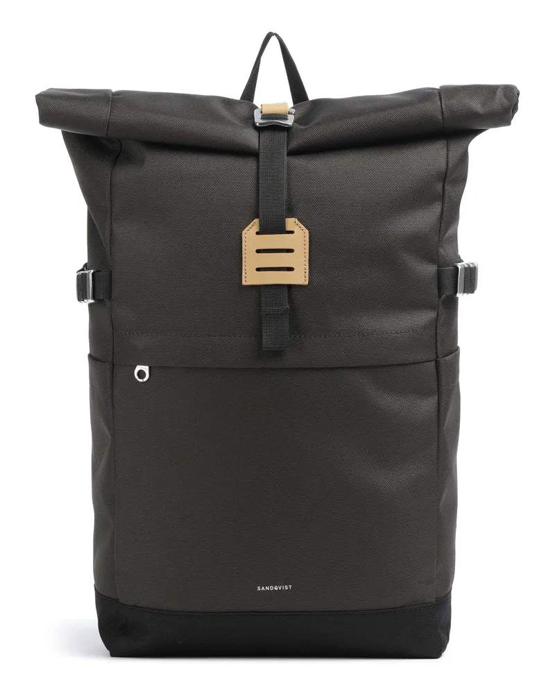 Sandqvist Rolltop Rucksack Icon M in oliv Oliv