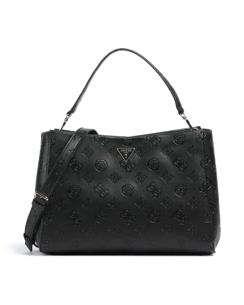 Guess Schultertasche Tisha in schwarz Schwarz