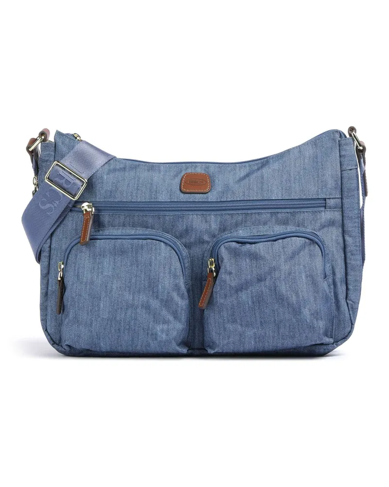 Bric's Schultertasche X-Collection in blau Blau