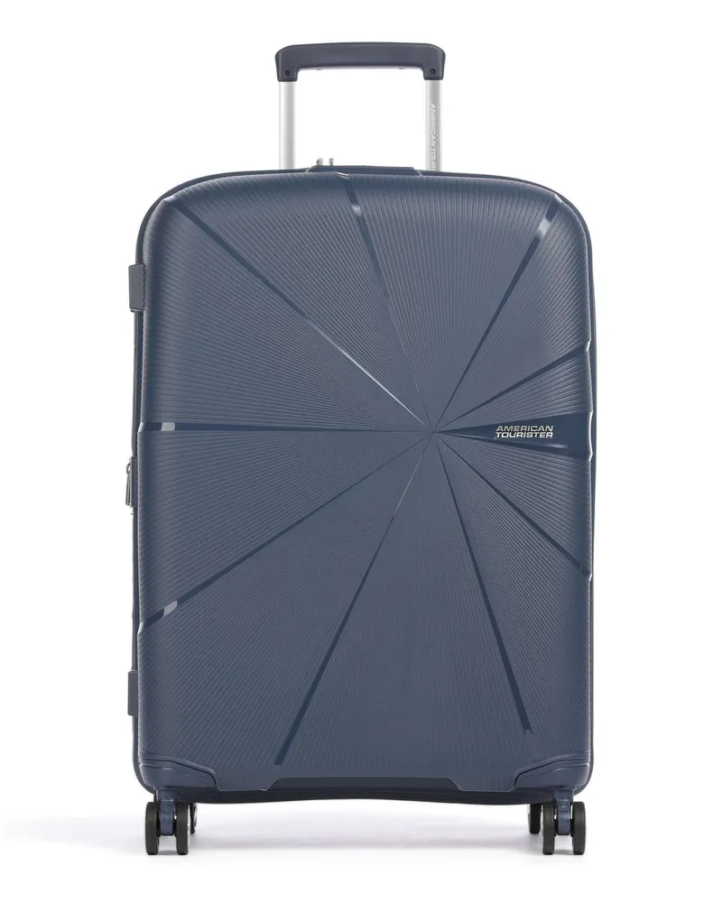 American Tourister 4-Rollen Trolley Starvibe in blau Blau