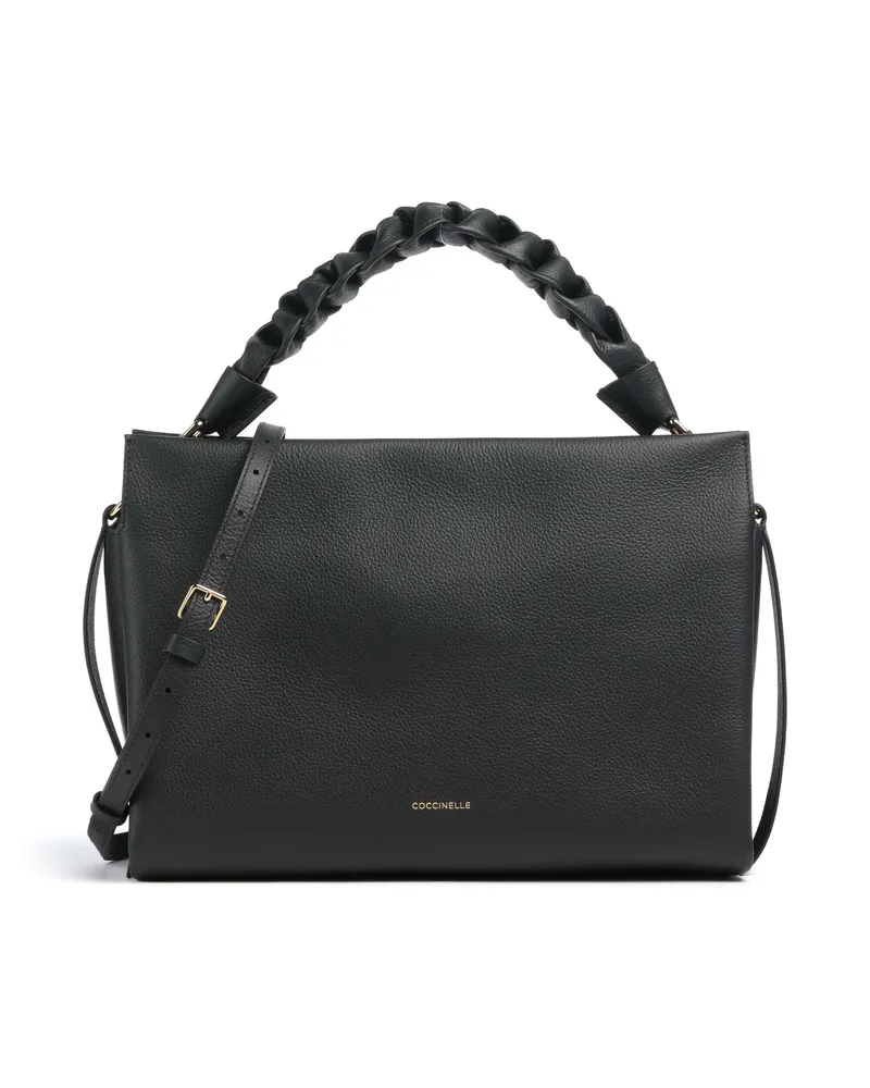 Coccinelle Beuteltasche Boheme Grana Double in schwarz Schwarz