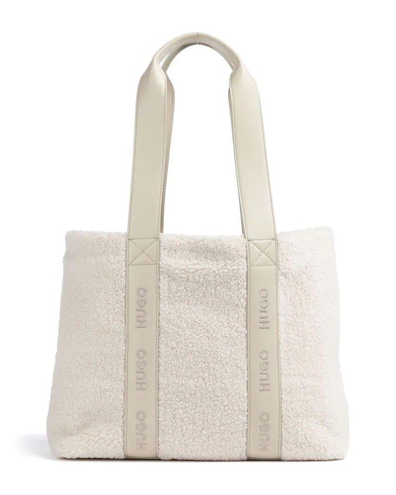 HUGO BOSS Shopper Becky in elfenbein Beige