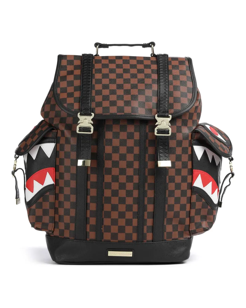 Sprayground Rucksack Sawtooth Sharks in Paris Monte Carlo in braun Braun