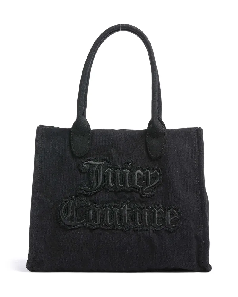 Juicy Couture Shopper Iris Distressed L in schwarz Schwarz