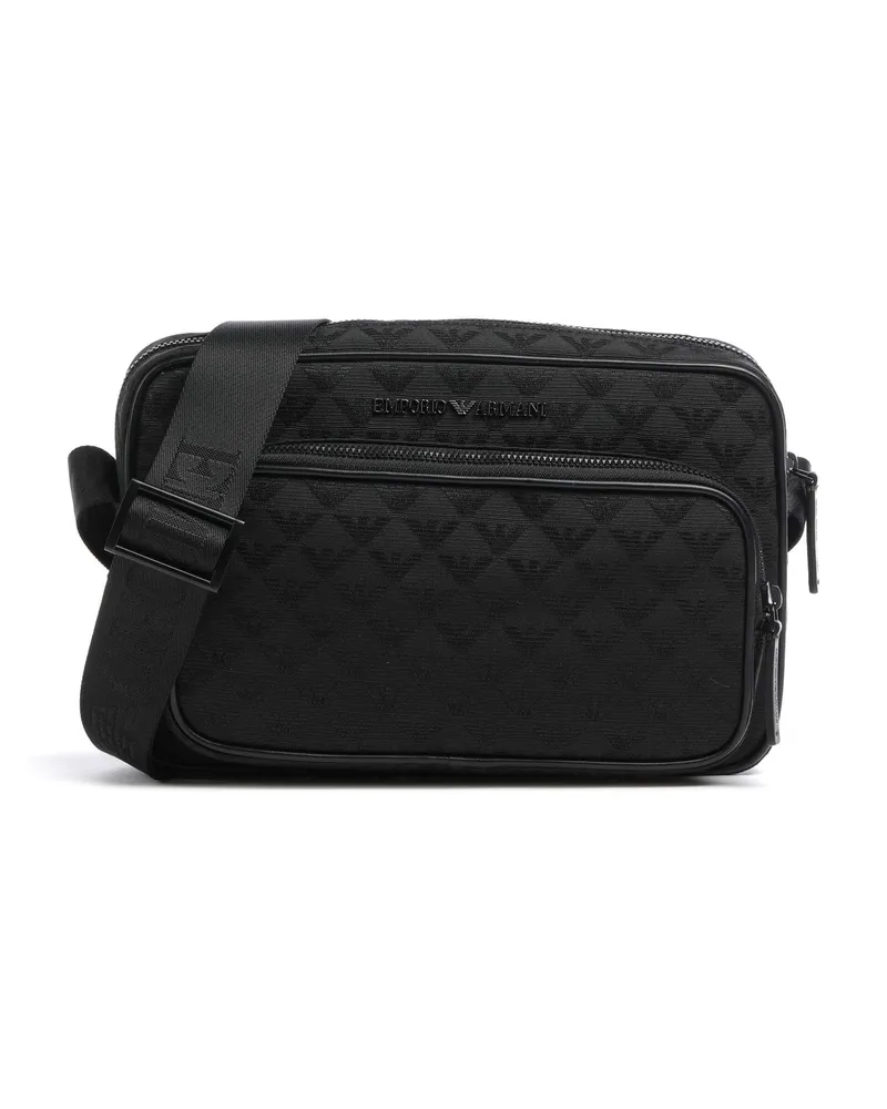 Emporio Armani Umhängetasche Omnia Jacquard in schwarz Schwarz