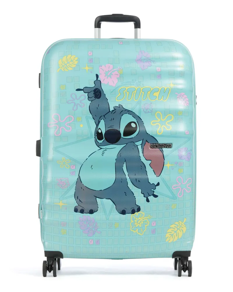 American Tourister 4-Rollen Trolley Wavebreaker Disney in türkis Türkis