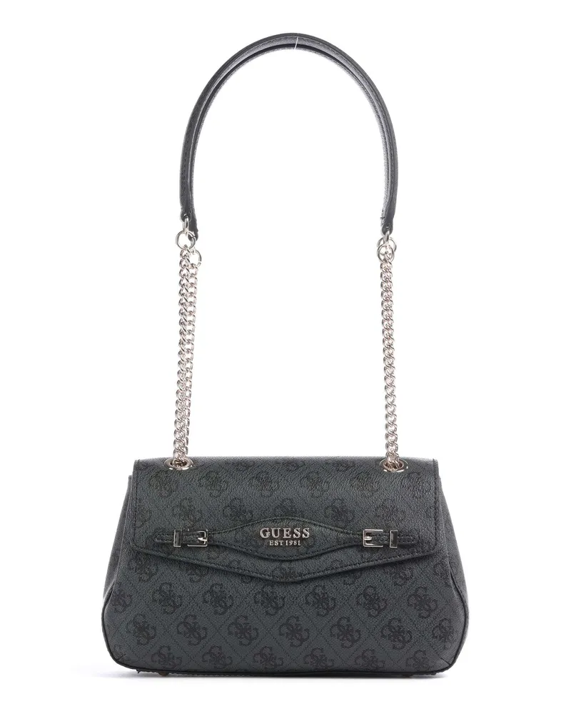 Guess Schultertasche Katya 4G Logo in schwarz Schwarz