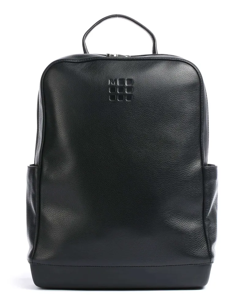 Moleskine Rucksack Classic Leather Collection in schwarz Schwarz
