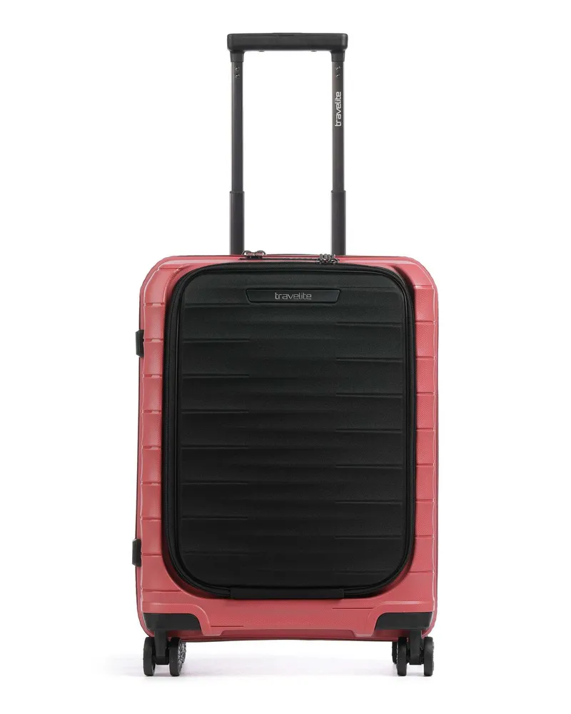 Travelite 4-Rollen Trolley Mooby Vorta in rot Rot