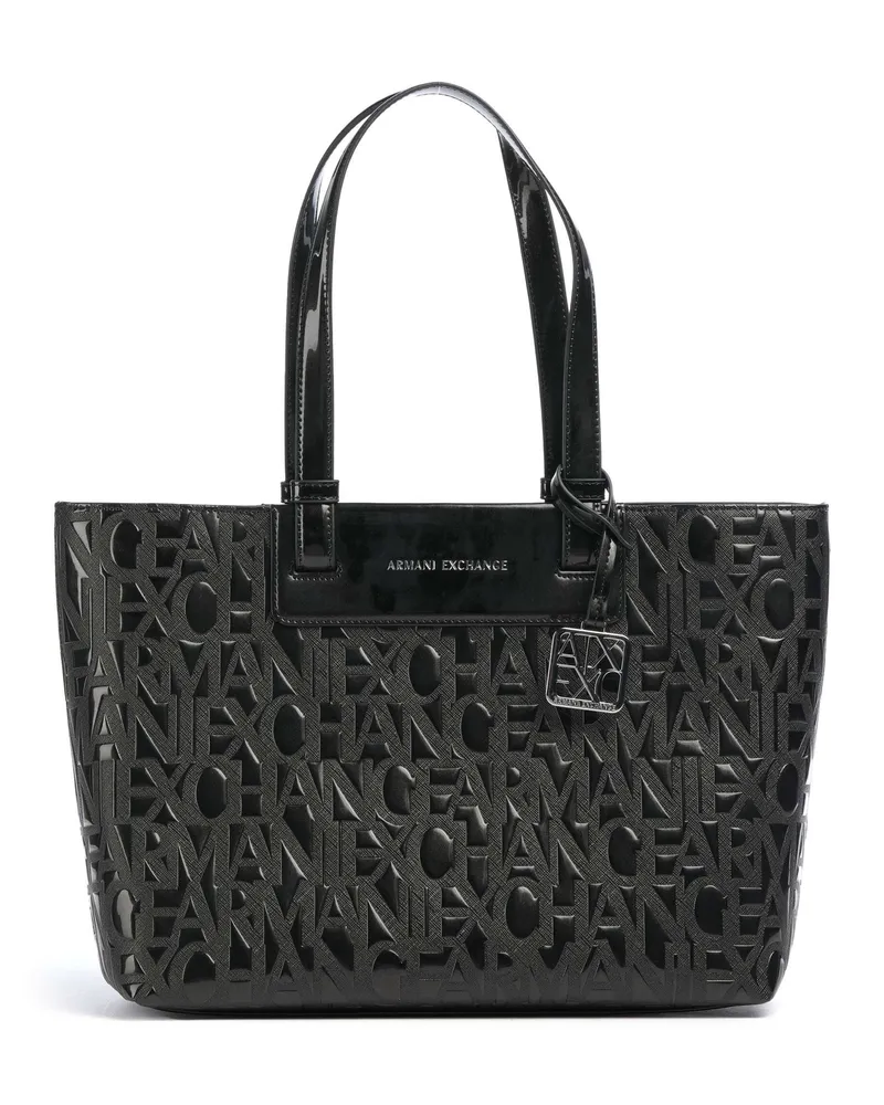 Armani Exchange Shopper Liz Patent M in schwarz Schwarz