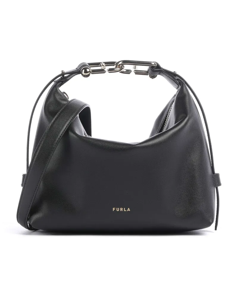 Furla Handtasche Tonie Mini in schwarz Schwarz