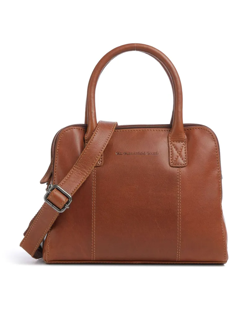 The Chesterfield Brand Handtasche Cow Wax Pull Up Ezra in braun Braun