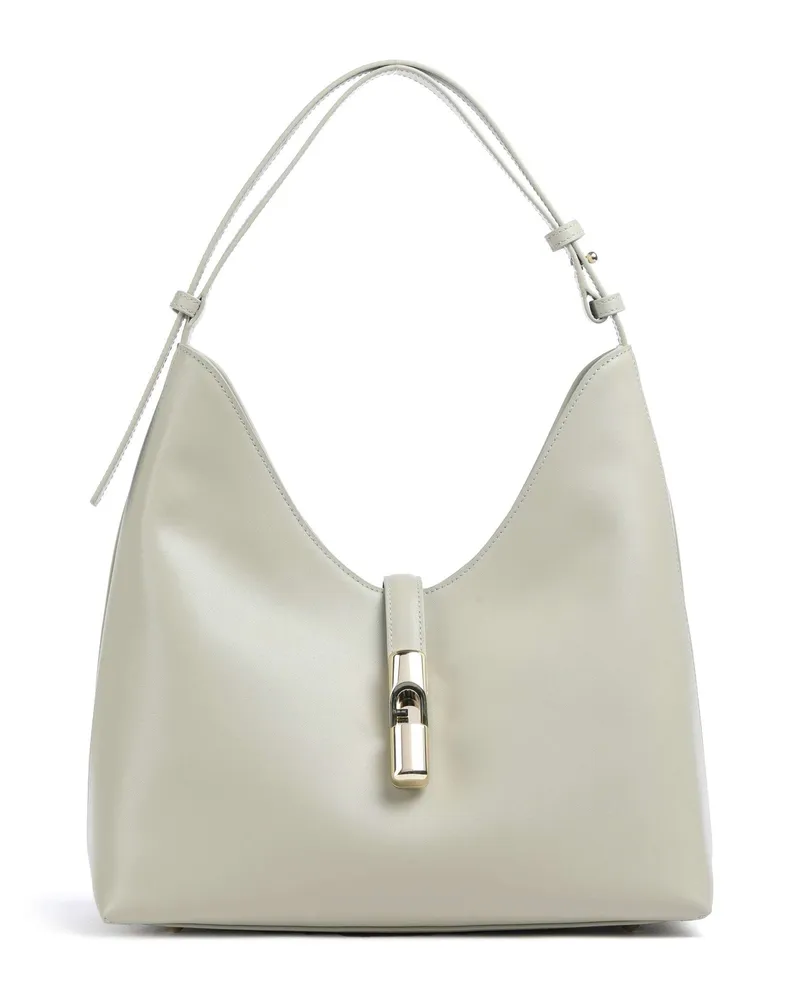 Furla Beuteltasche Goccia M in grau Grau