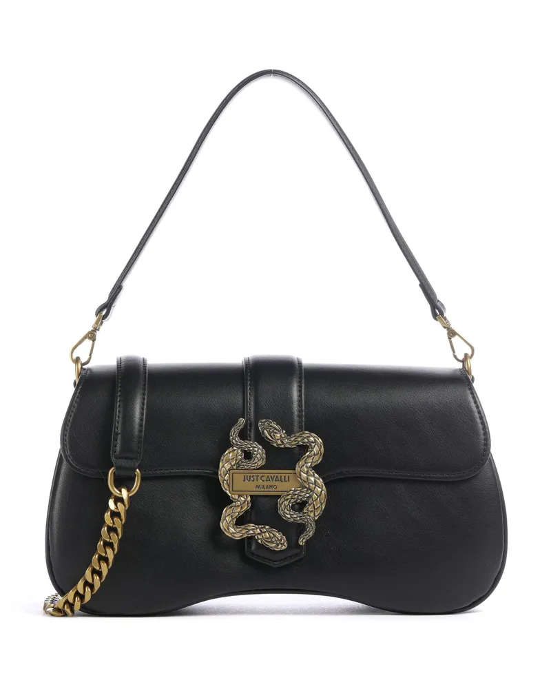 Just Cavalli Schultertasche Iconic Snakes in schwarz Schwarz