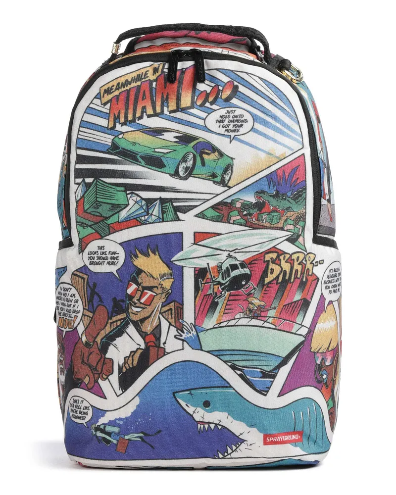 Sprayground Rucksack 305 Retro Comic in mehrfarbig Mehrfarbig