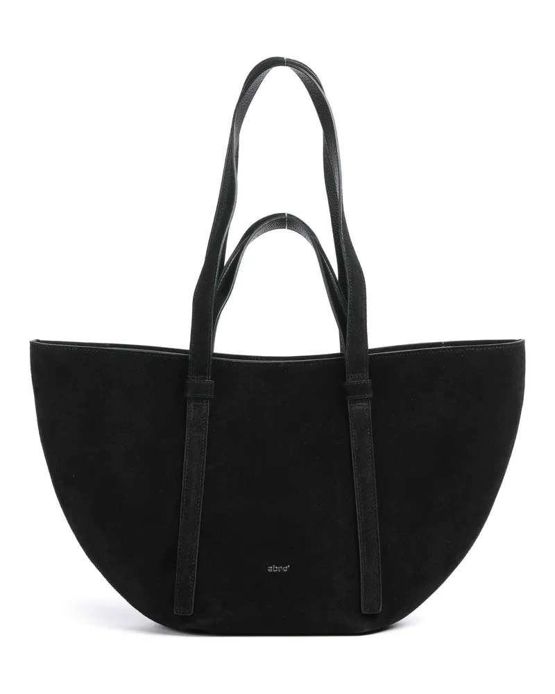 Abro Shopper Suede Cosmo Medium in schwarz Schwarz