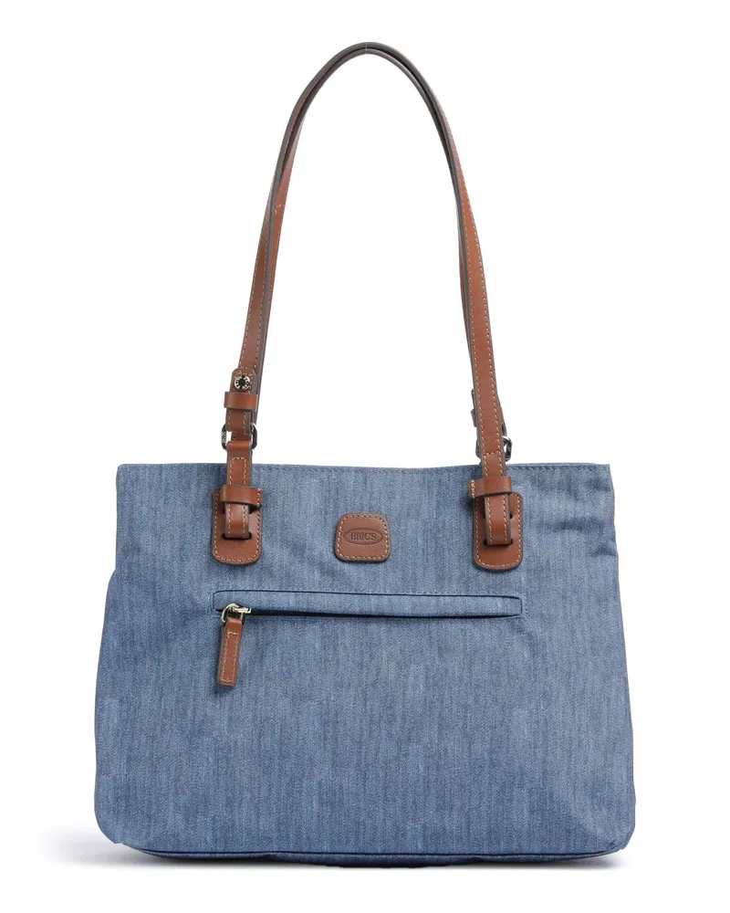 Bric's Shopper X-Collection M in blau Blau