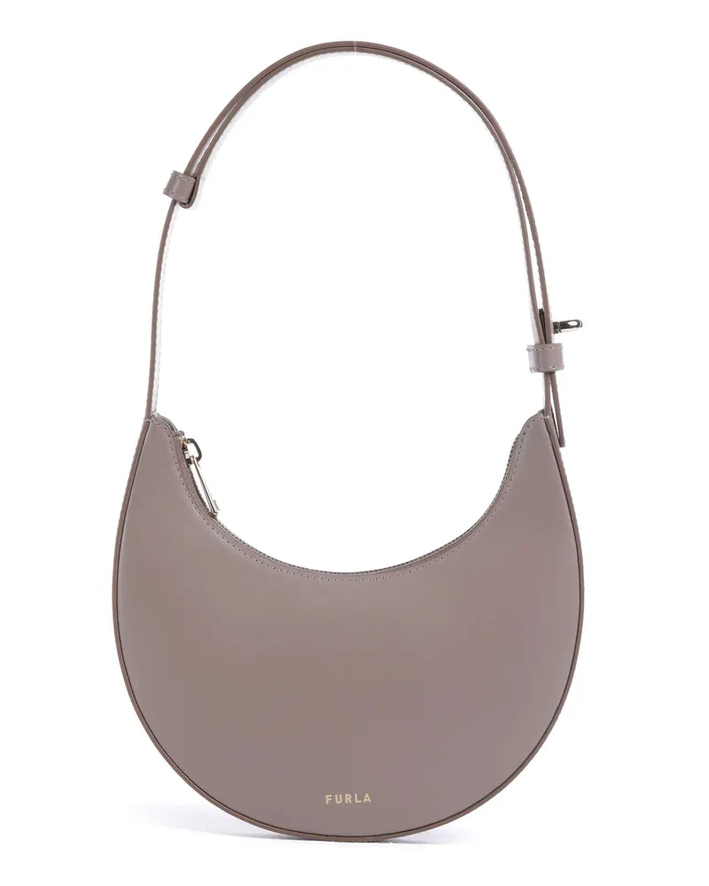 Furla Schultertasche Delizia Mini in grau Grau