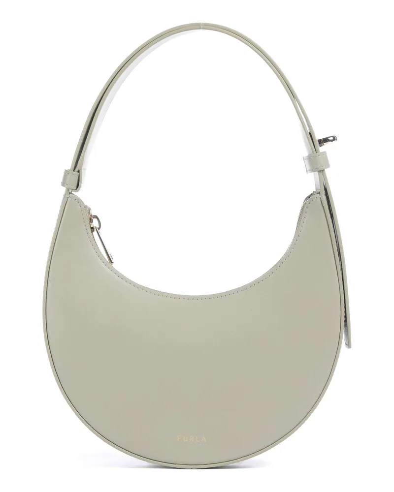 Furla Schultertasche Delizia Mini in grau Grau