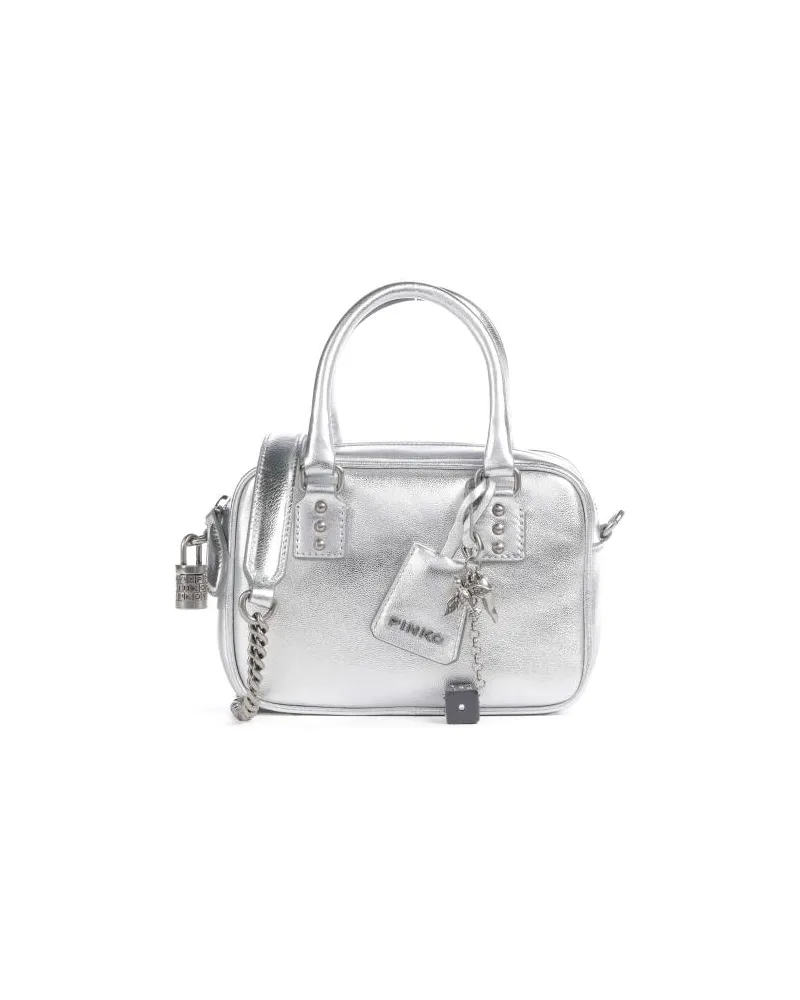 Pinko Mini Umhängetasche silber Silber