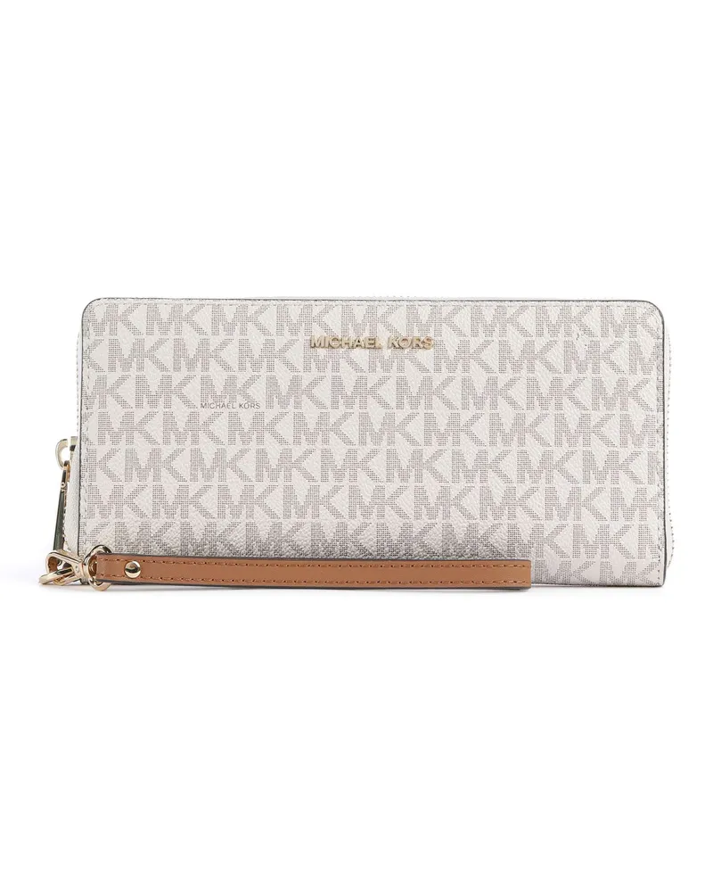 Michael Kors Geldbörse Jet Set in elfenbein Beige