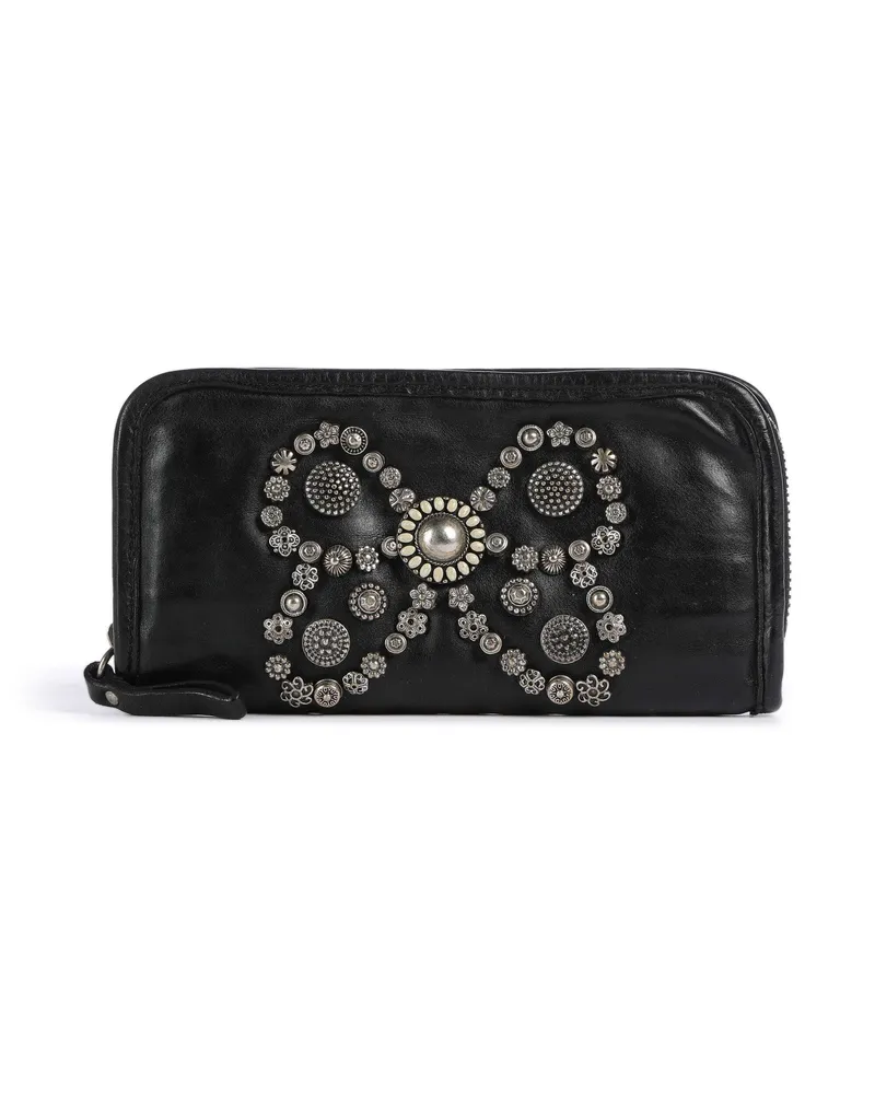 Campomaggi Geldbörse in schwarz Schwarz