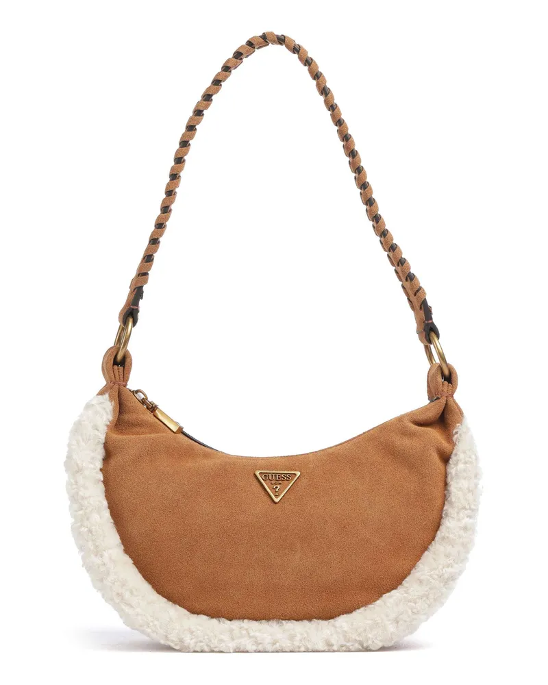 Guess Schultertasche Amita in braun Braun