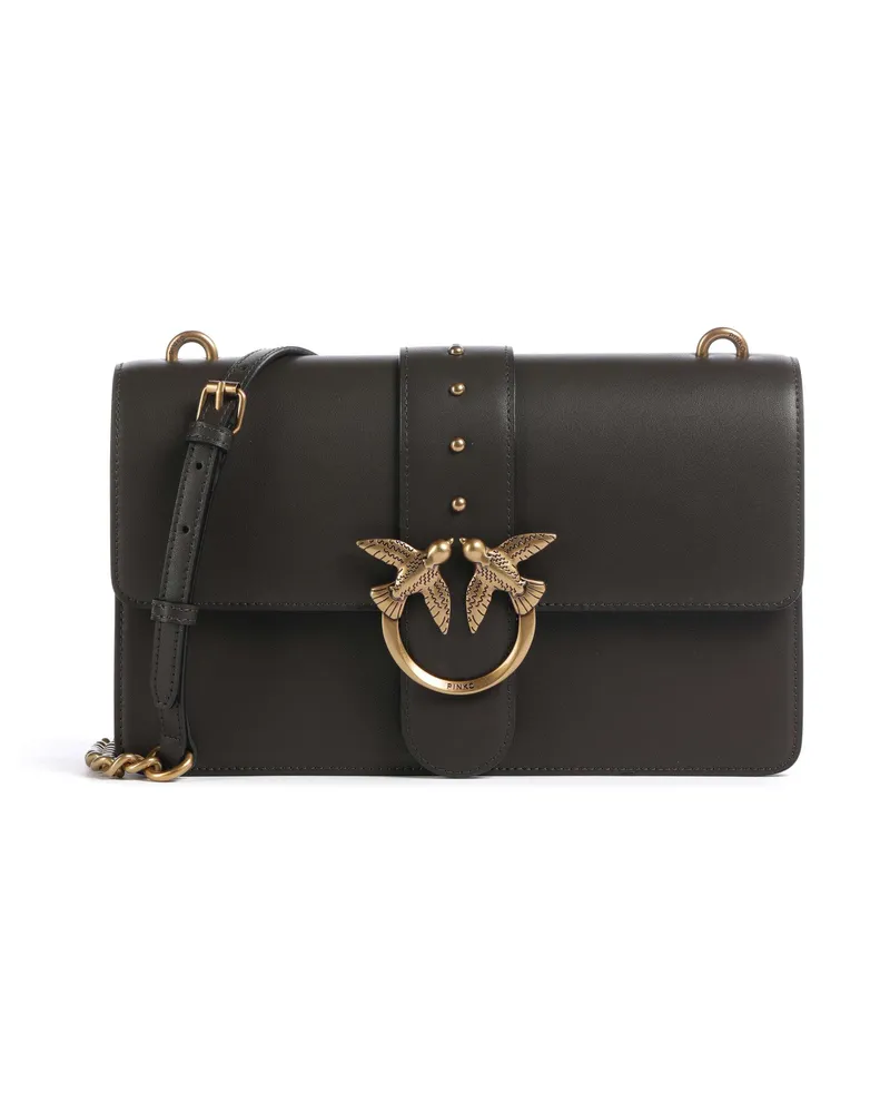 Pinko Umhängetasche Love One Classic in oliv Oliv