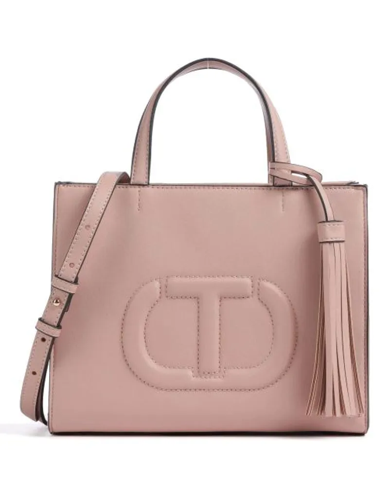 Twin-Set Oval T Logo Handtasche altrosa Pink